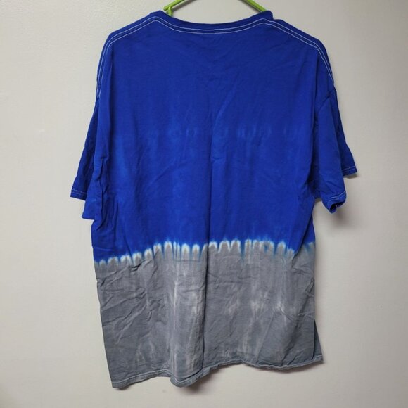 LSSU Lake Superior State Lakers Blue Tie Dye Cotton Mens 2XL Alumni Student - Picture 2 of 6